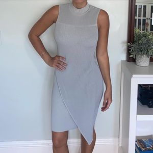 High neck bodycon